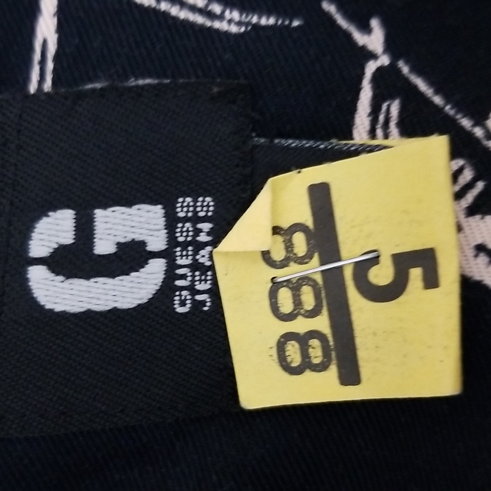 Guess Jean Short Sleeve Button Down Print Shirt - Picture 11 of 12